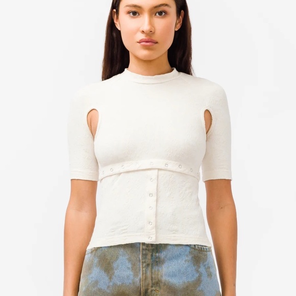 Eckhaus Latta Tops - BNWT Eckhaus Latta Undone Tee